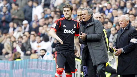 Casillas luôn là cái gai trong mắt Mourinho