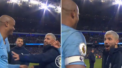 Aguero không muốn Kompany sút bóng trong tình huống ghi bàn