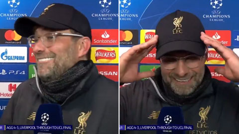 HLV Klopp sung sướng không nói nên lời trong cuộc phỏng vấn sau trận