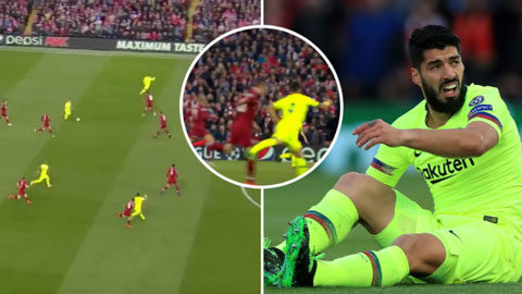 Fan Liverpool tức điên khi Suarez đá Robertson chấn thương phải rời sân