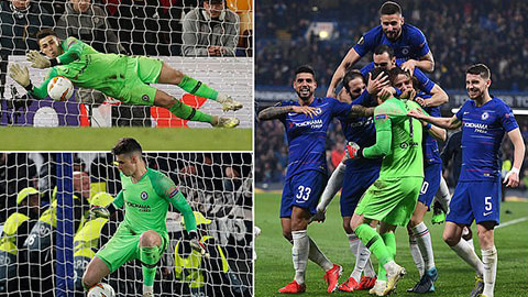 Chelsea 1-1 Frankfurt (pen:4-3): Người hùng Kepa đưa Chelsea vào chung kết