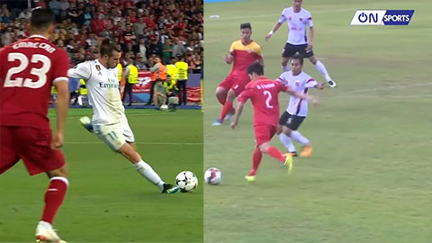 Cầu thủ hạng Nhất ghi bàn như Bale
