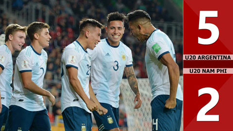 U20 Argentina 5-2 U20 Nam Phi
