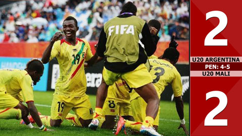 U20 Argentina 2-2 U20 Mali (pen: 4-5)