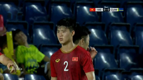 Duy Mạnh 2 lần đánh đầu giải nguy cho tuyển Việt Nam (Curacao 0-0 Việt Nam)