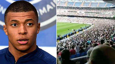 Fan Real hát muốn có thêm Mbappe ở buổi ra mắt Hazard