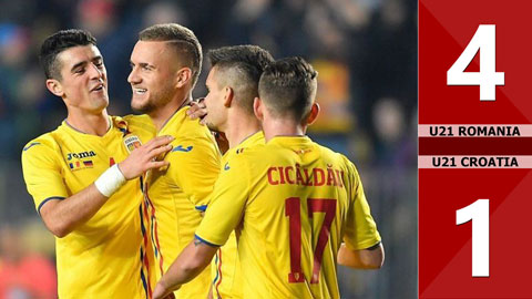 U21 Romania 4-1 U21 Croatia 