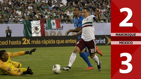 Martinique 2-3 Mexico