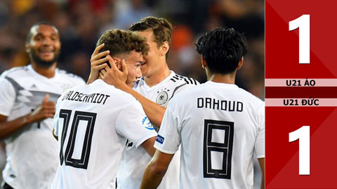 U21 Áo 1-1 U21 Đức