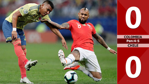 Colombia 0-0 Chile (pen: 4-5)