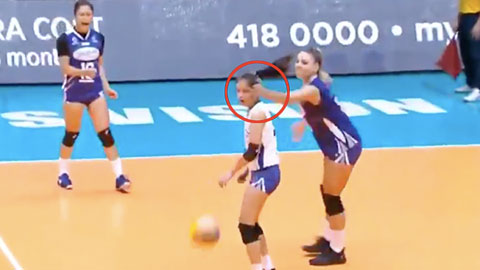 Những video độc, dị nhất tuần:  Tranh đỡ bóng, nữ VĐV bóng chuyền bị đồng đội bạt tai