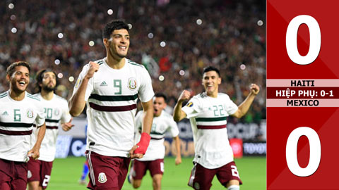 Haiti 0-0 Mexico (Hiệp phụ: 0-1)