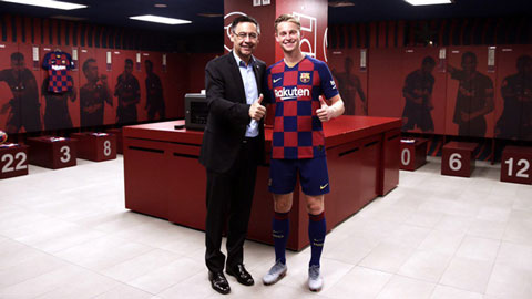 'Bom tấn' Frankie De Jong rạng rỡ ra mắt tại Barca