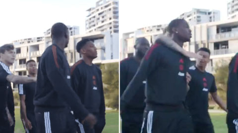 Pogba và Lingard cà khịa nhau trong tour du đấu Australia của M.U