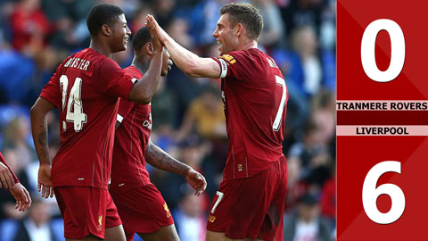 Tranmere Rovers 0-6 Liverpool