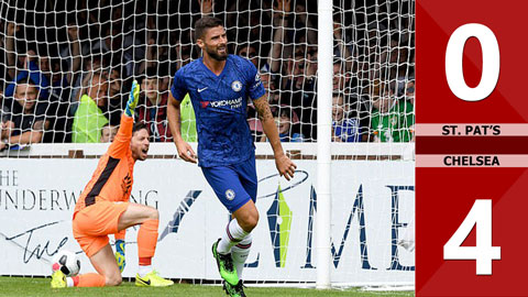 St. Patrick's Athletic 0-4 Chelsea