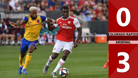 Colorado Rapids 0-3 Arsenal