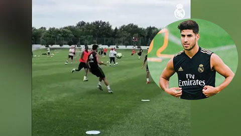 Asensio hãm bóng cực dẻo, dễ dàng loại bỏ Vinicius