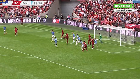 Liên tiếp Van Dijk, Salah bỏ lỡ cơ hội ghi bàn (Liverpool 0-1 Man City)