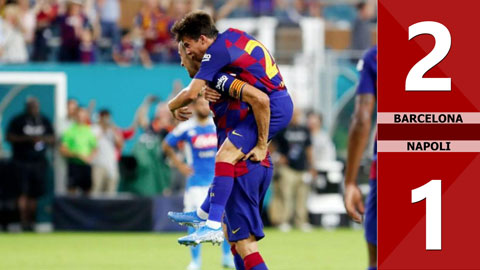 Barca 2-1 Napoli