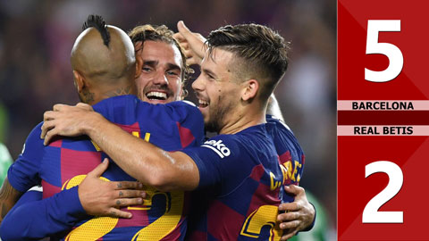 Barcelona 5-2 Real Betis