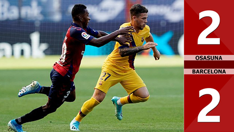 Osasuna 2-2 Barcelona