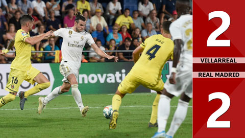 Villarreal 2-2 Real Madrid