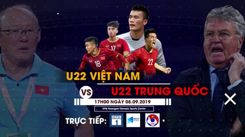 U22 Việt Nam vs U22 Trung Quốc: Khi thầy Park tái ngộ 'phù thủy' Hiddink