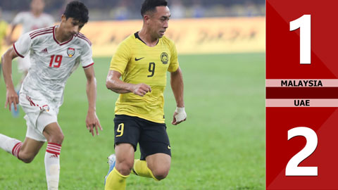 Malaysia 1-2 UAE