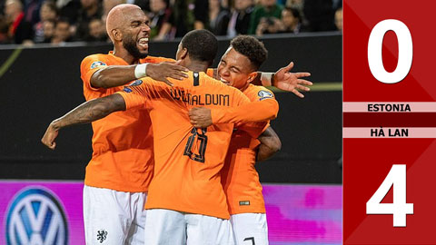 Estonia 0-4 Hà Lan