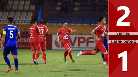 Viettel 2-1 Becamex Bình Dương