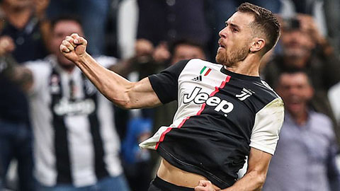 Ronaldo kiến tạo giúp Ramsey ghi bàn đầu tiên trong màu áo Juve