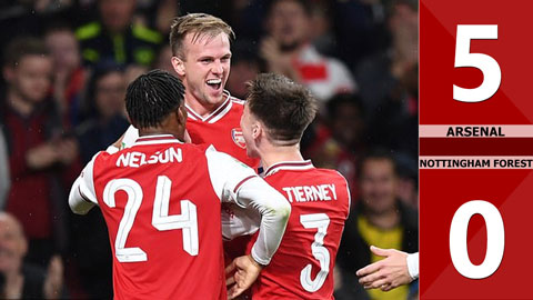 Arsenal 5-0 Nottingham Forest