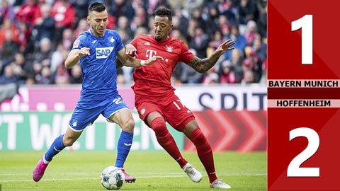 Bayern Munich 1-2 Hoffenheim