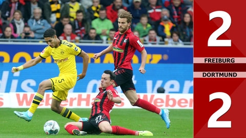 Freiburg 2-2 Dortmund