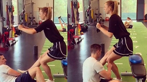 Sharapova tung clip khoe chân dài miên man, thu hút triệu view