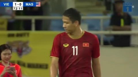 Anh Đức suýt ghi bàn (Việt Nam 1-0 Malaysia)