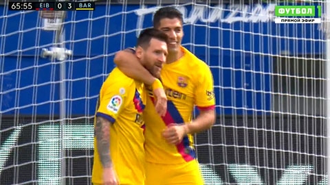 Messi dọn cỗ cho Suarez lập công (trực tiếp: Eibar 0-3 Barcelona)