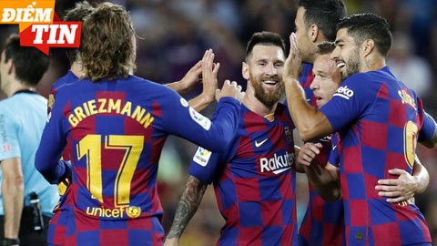 Điểm tin 27/10: Barca nguy cơ bị loại khỏi Club World Cup phiên bản mới