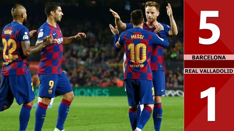 Barcelona 5-1 Real Valladolid