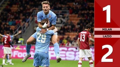 Milan 1-2 Lazio