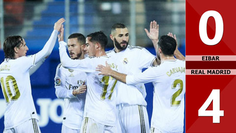 Eibar 0-4 Real Madrid