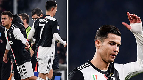 Bị thay ra, Ronaldo tức giận chạy thẳng vào đường hầm