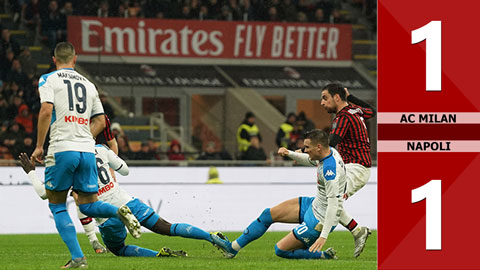 Milan 1-1 Napoli