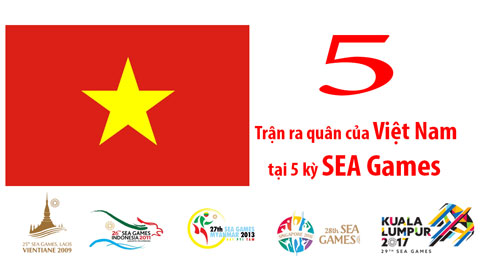Việt Nam bất bại trong 5 trận ra quân ở 5 kỳ SEA Games gần nhất