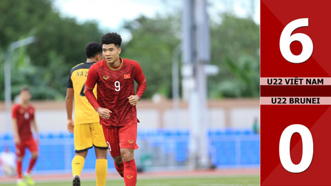 U22 Việt Nam 6-0 U22 Brunei