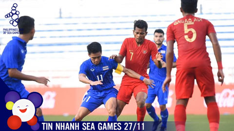 Tin nhanh SEA Games 27/11: Thái Lan tuyên bố thắng tất cả các trận còn lại