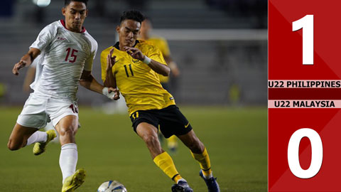 U22 Philippines 1-0 U22 Malaysia