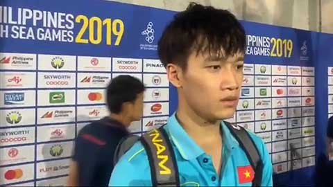 Hoàng Đức: 'Em chỉ vung chân sút bừa thôi'