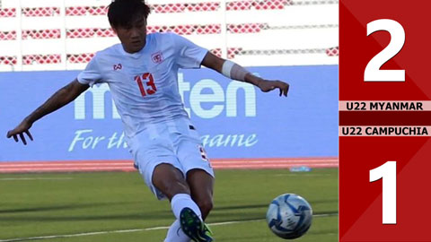 U22 Myanmar 2-1 U22 Campuchia